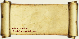 Nina Ranković vizit kartica